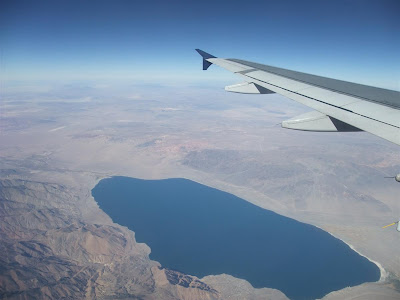 view from plane, blue lake, aerial, arizona view from plane, blue lake, aerial, arizona