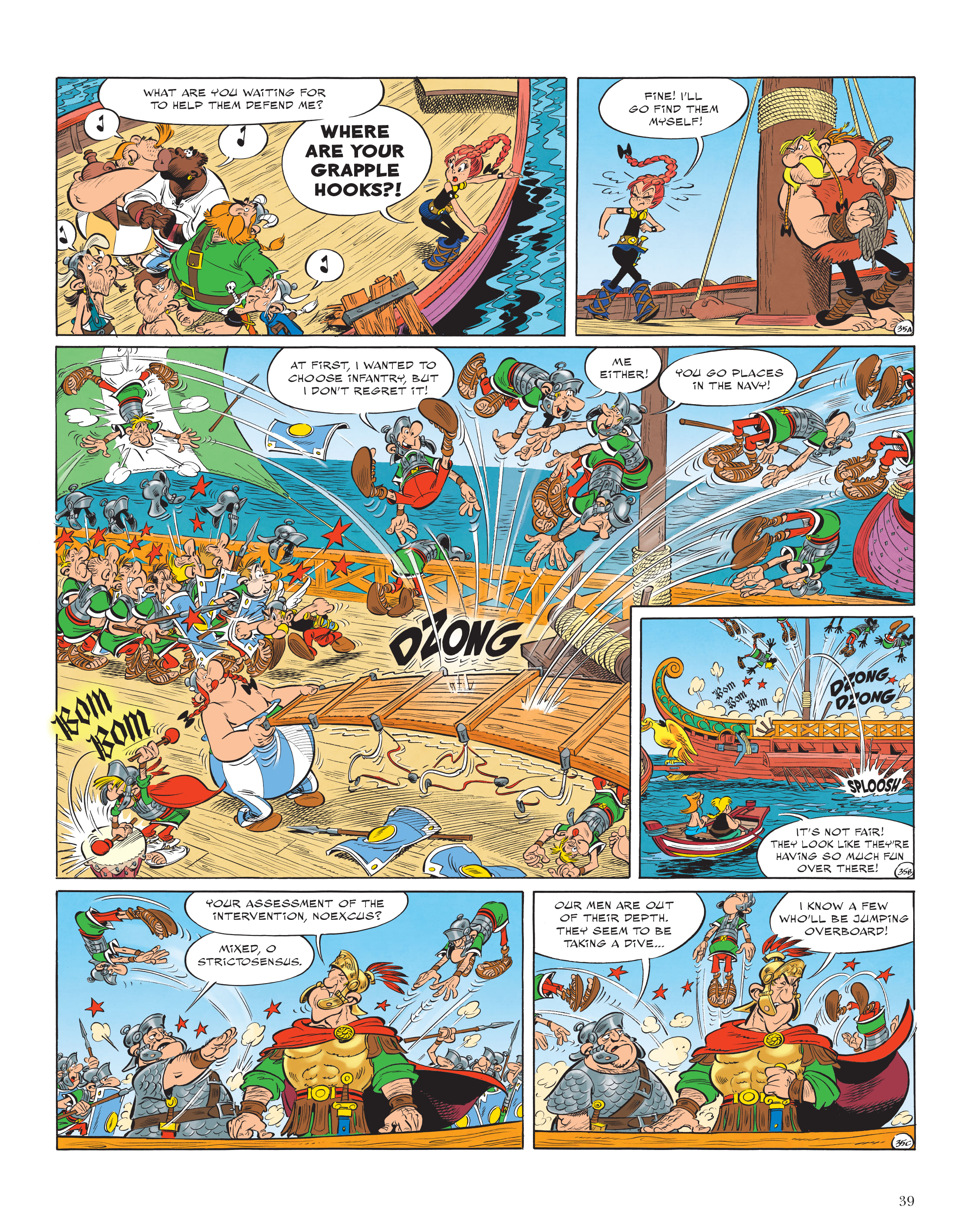 Read online Asterix comic -  Issue #38 - 40