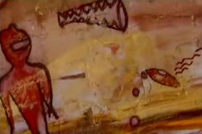 Encontradas en la India pinturas rupestres con motivos extraterrestres