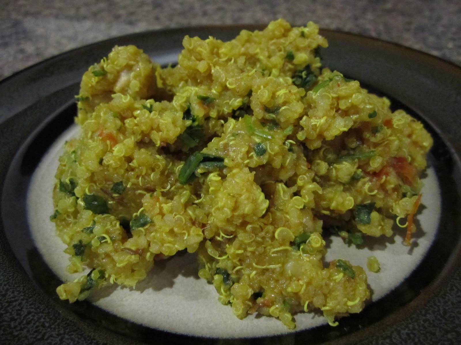 I'll take some of that... Gingered Quinoa with Garbanzo Beans