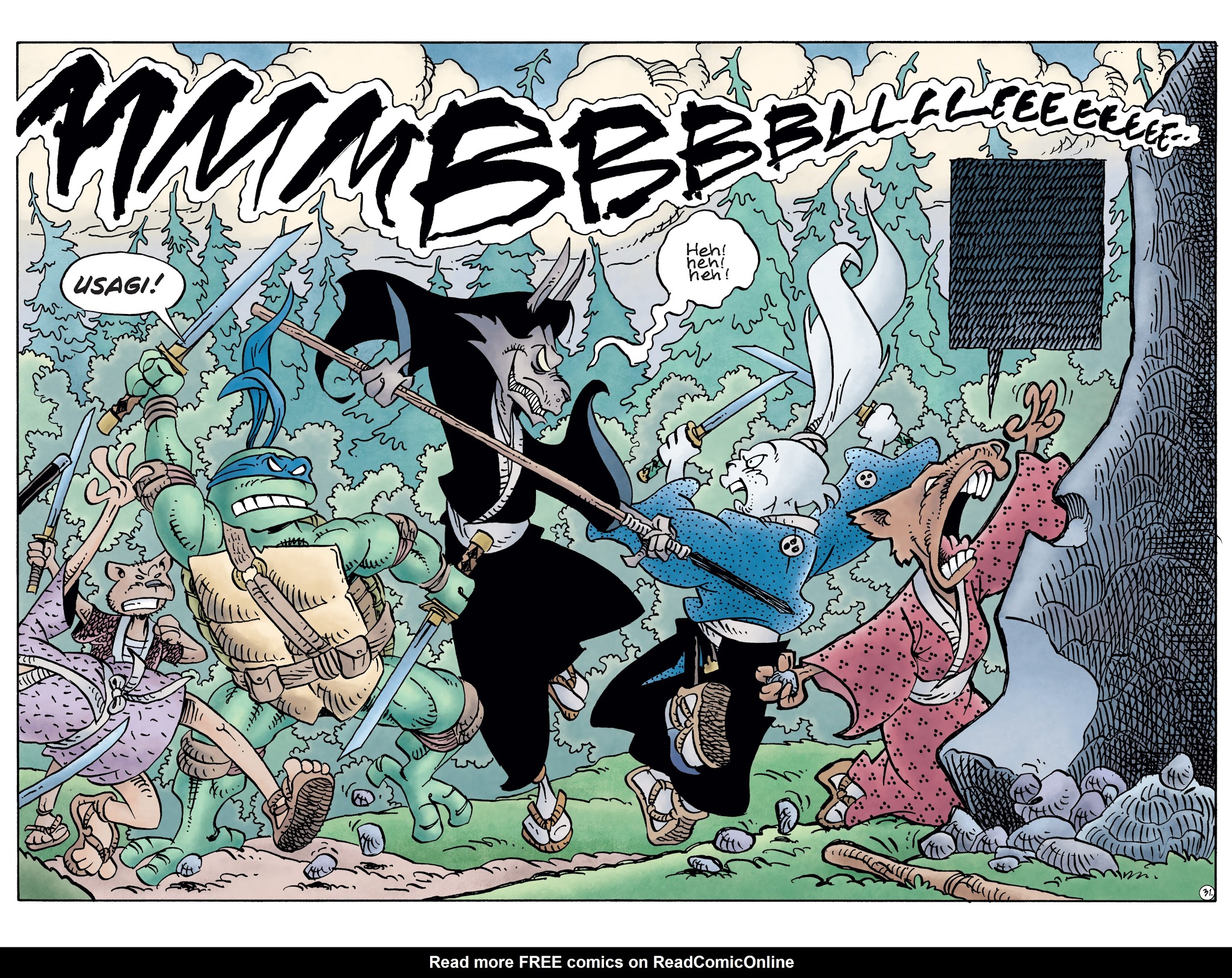 Read online Teenage Mutant Ninja Turtles/Usagi Yojimbo comic -  Issue # Full - 31