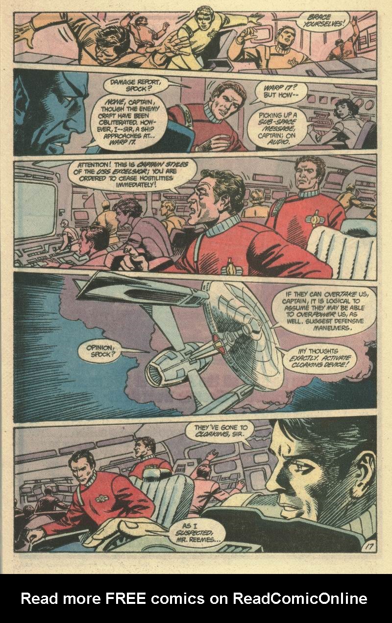 Read online Star Trek (1984) comic -  Issue #10 - 18