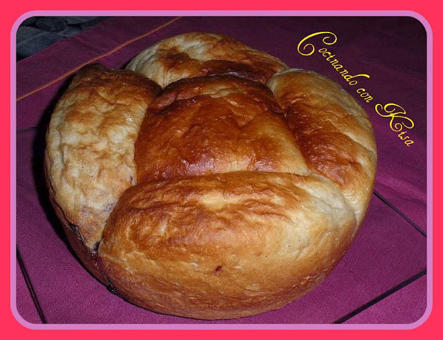  <strong>Pan</strong> de Nata y <strong>Canela Relleno</strong> de mermelada de Arandanos(fusssioncook) 