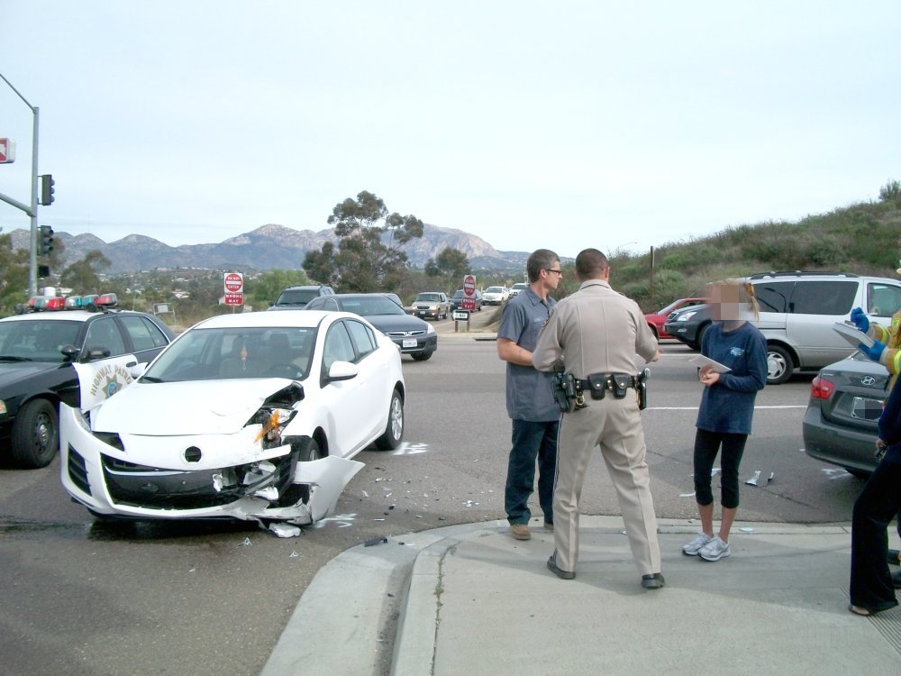 Lakeside Fire District Traffic Accident on Los Coches Road
