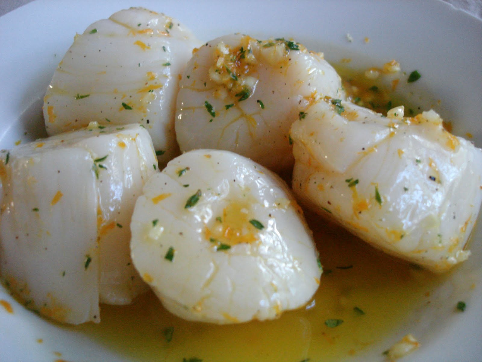 LoveLife Method Scallops with Wilted Greens