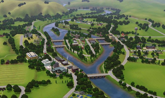 Riverview no seu The Sims 3 | My Little Errands
