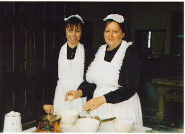 Dressed as a kitchen maid at Penrhyn