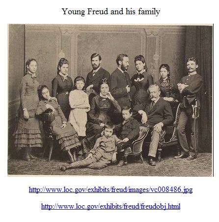 Young Freud and his family