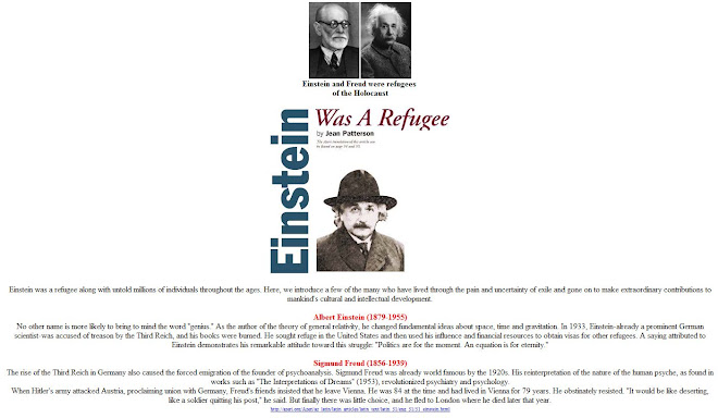 Freud and Einstein were refugees