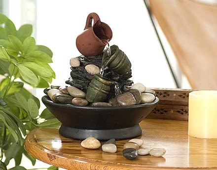 fuente de cascada de escritorio