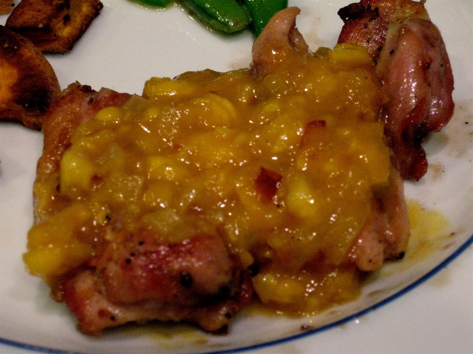 Good Clean Fun Grilled Chicken with Pineapple Mango Sauce