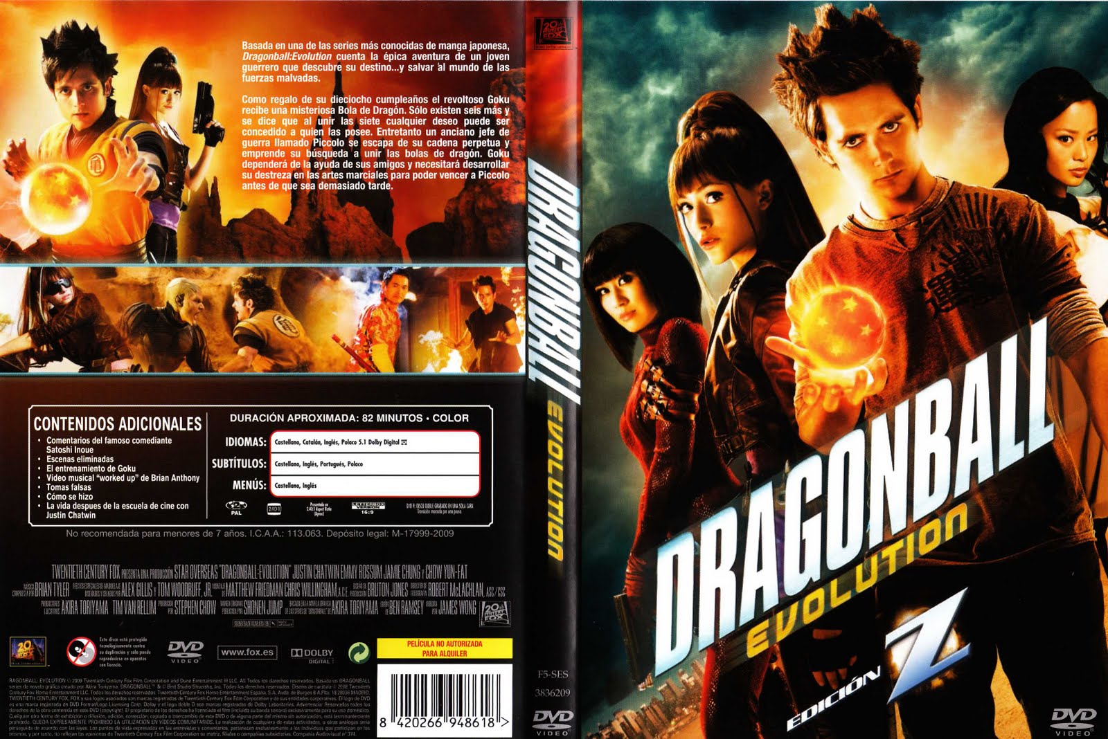 Caratulas Peliculas Y Ovas Dragon Ball Z Gt Identi