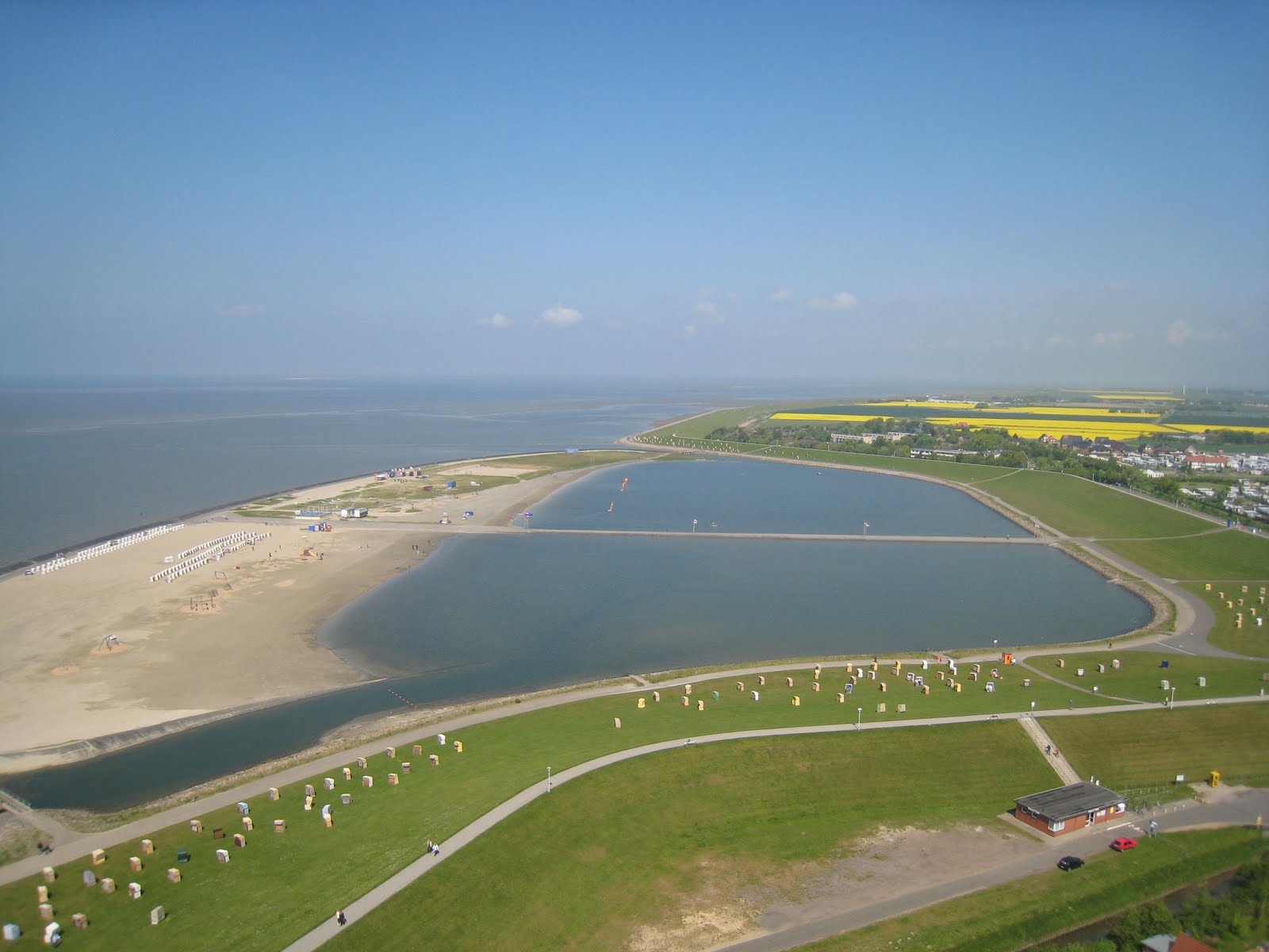 Büsum von ganz oben