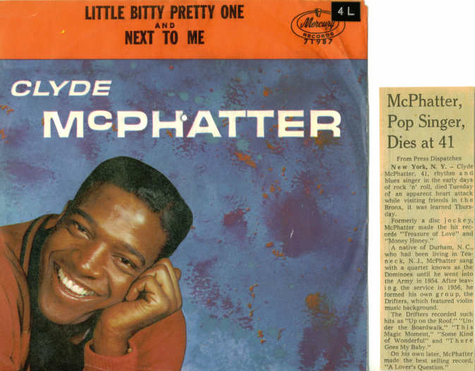 [_Clyde+McPhatter+45+pic+cover-+Little+Bitty+Pretty+One.JPG]