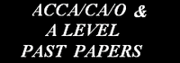 ACCA/CA/O/A Level