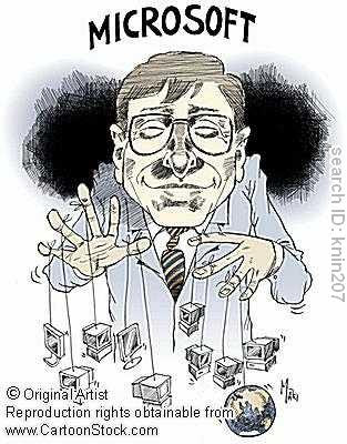 Gates caricature. Gates animation. Gates story. Gates joke. All about