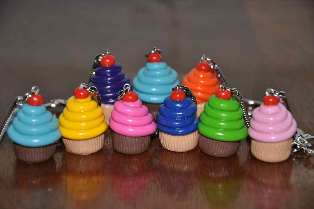 Sometimes I Craft Myself More Cupcake Key Chains