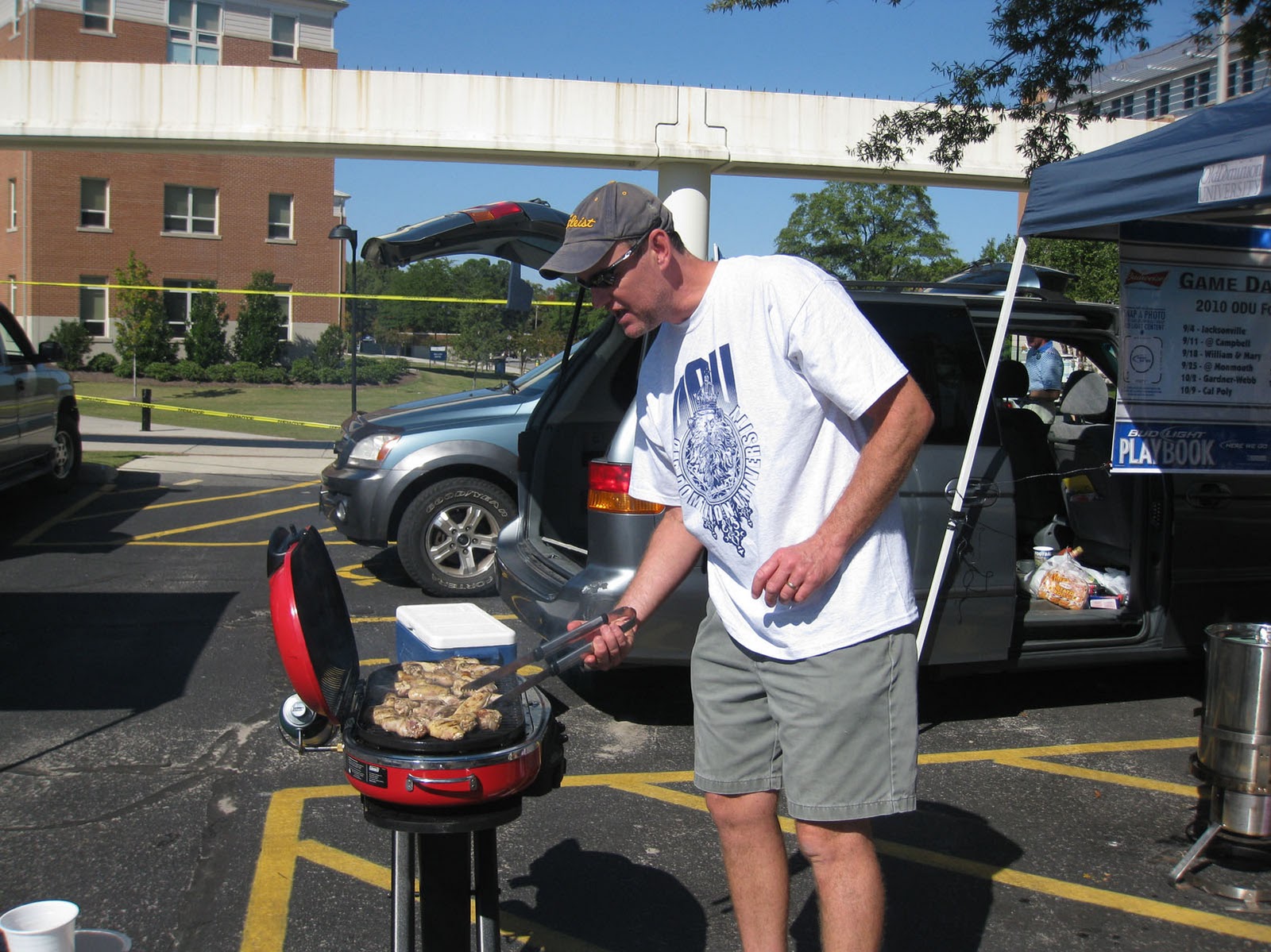 ODU FOOTBALL'S GREEN LOT ODU Goes Down But Tailgating Goes Way Up