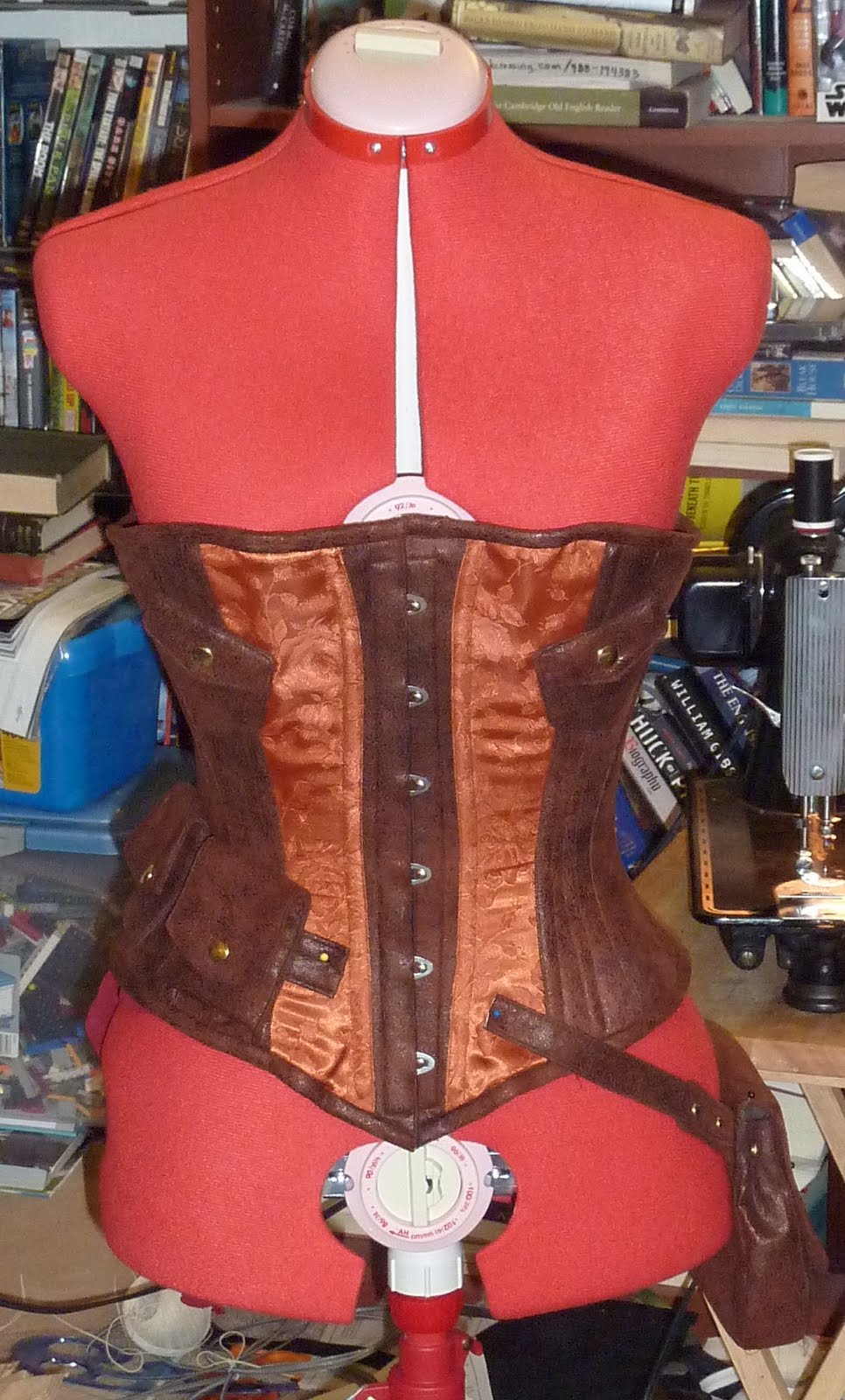 Lilly's Copper Steampunk Utility Corset Preview