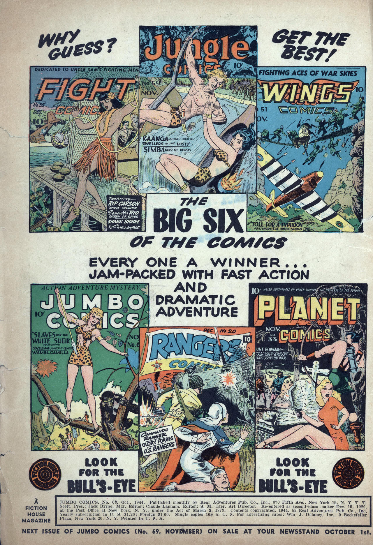 Read online Jumbo Comics comic -  Issue #68 - 2