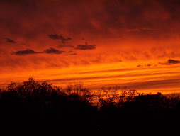 sunset from parking lot
