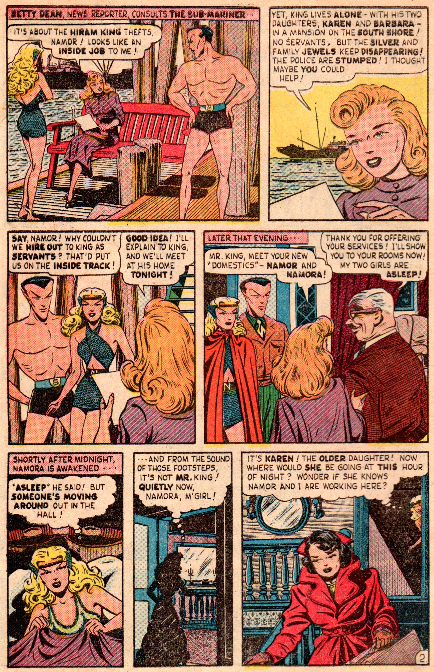 Read online Sub-Mariner Comics comic -  Issue #28 - 4