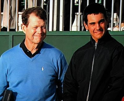 Tom Watson and Matteo Manassero