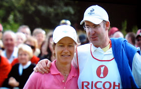 Catriona Matthew and Caddy - Husband Graeme