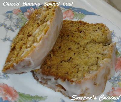 Glazed Banana Spiced Loaf