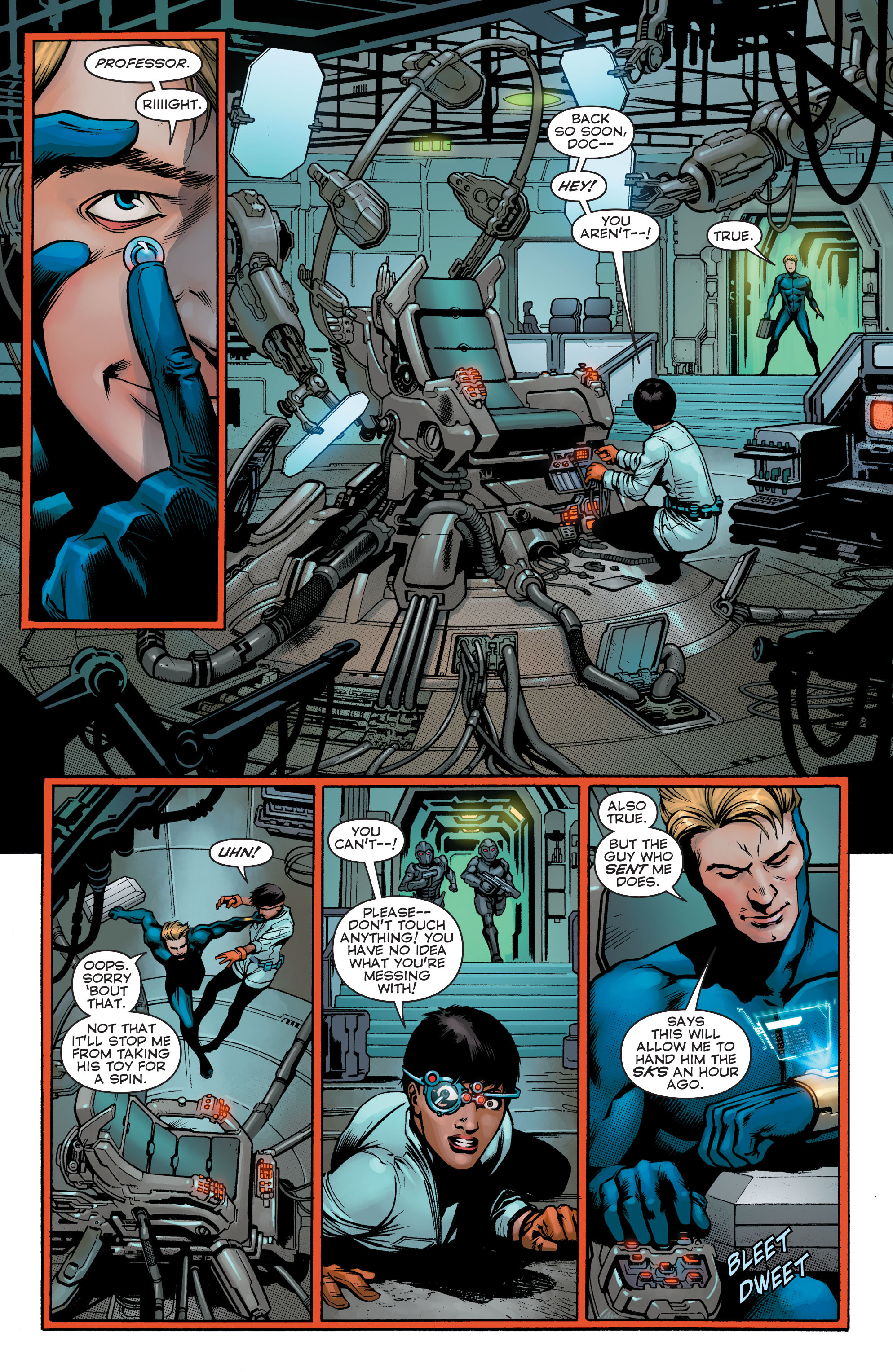 Read online Convergence Booster Gold comic -  Issue #1 - 4