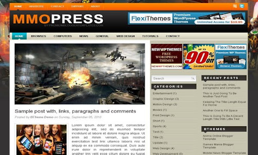 MmoPress Blogger Template