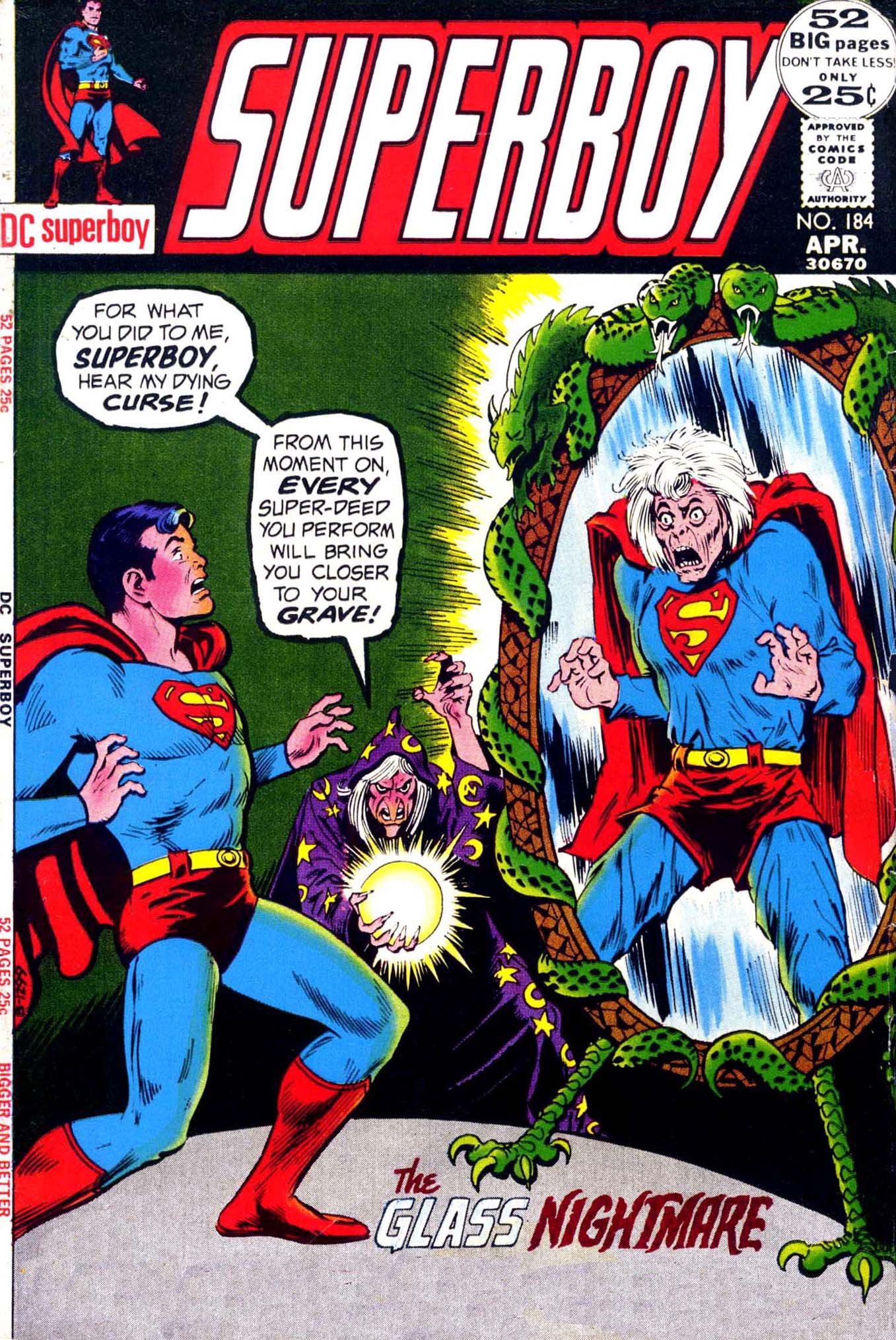Read online Superboy (1949) comic -  Issue #184 - 1