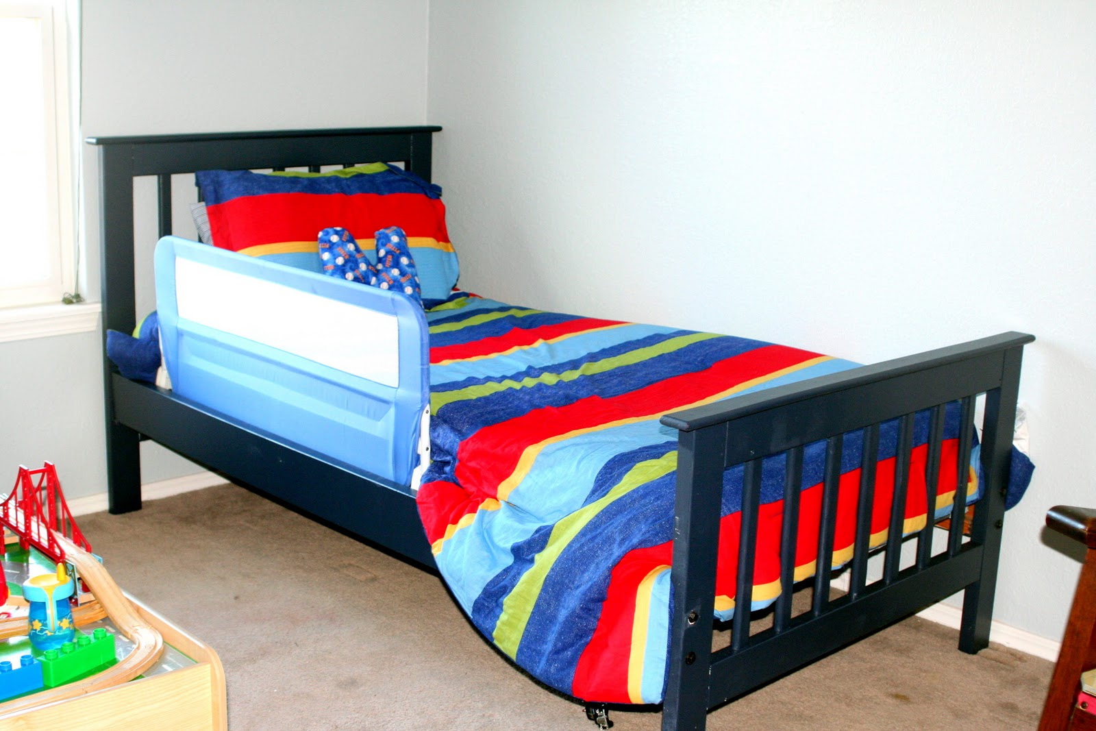 Sarah's Heart Project Redo Craigslist Bed into Big Boy Bed