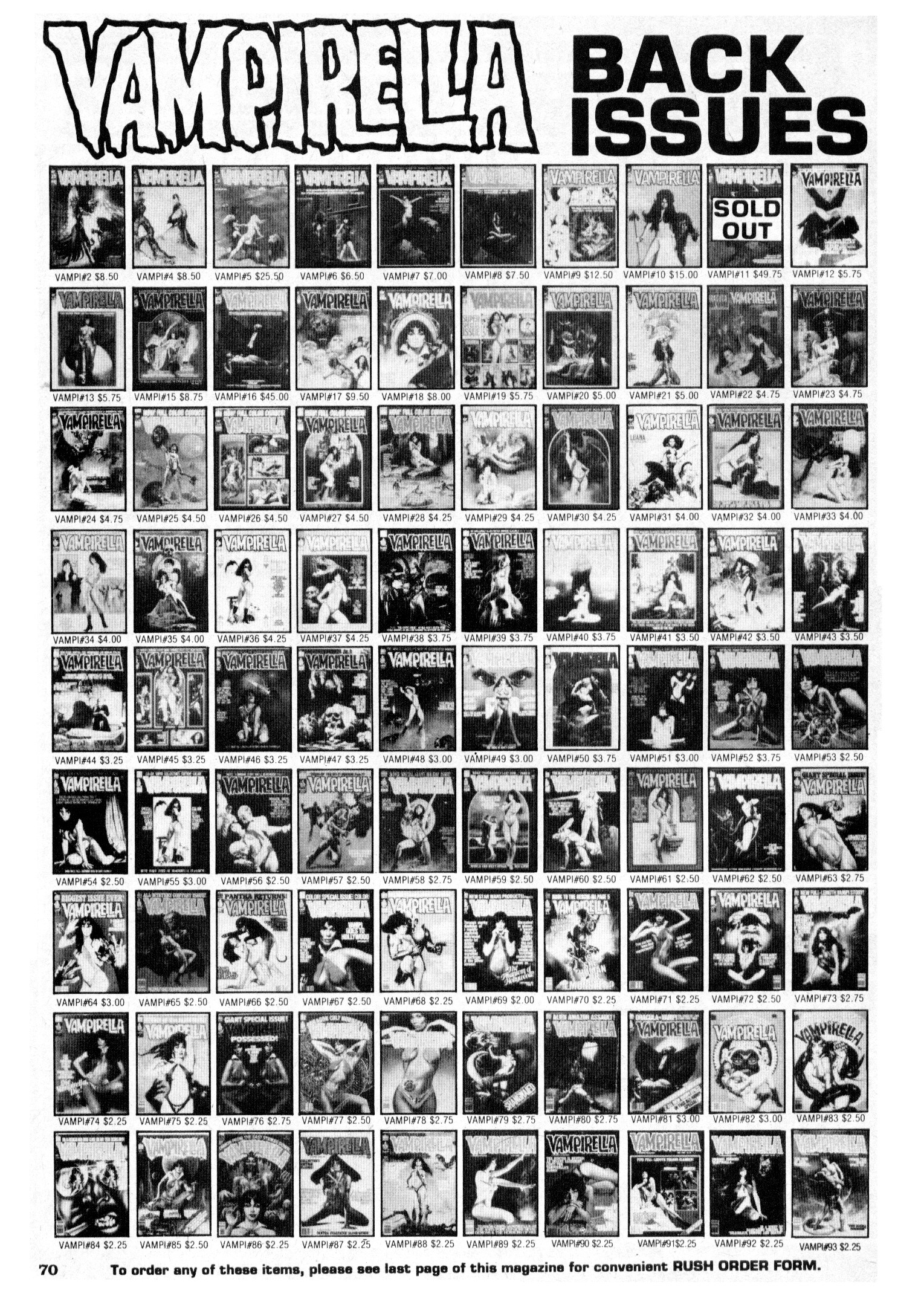 Read online Vampirella (1969) comic -  Issue #99 - 70