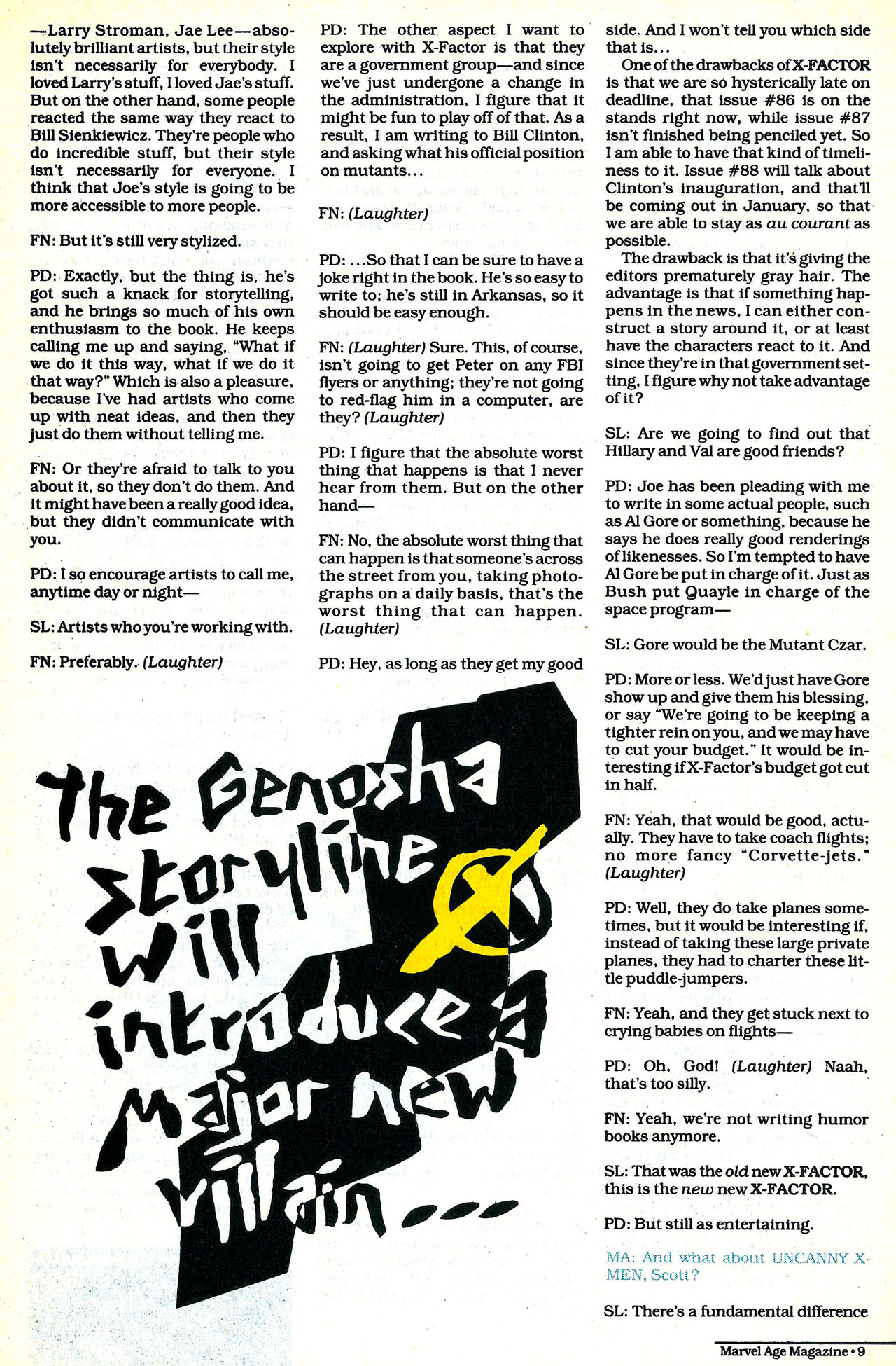 Read online Marvel Age comic -  Issue #122 - 11