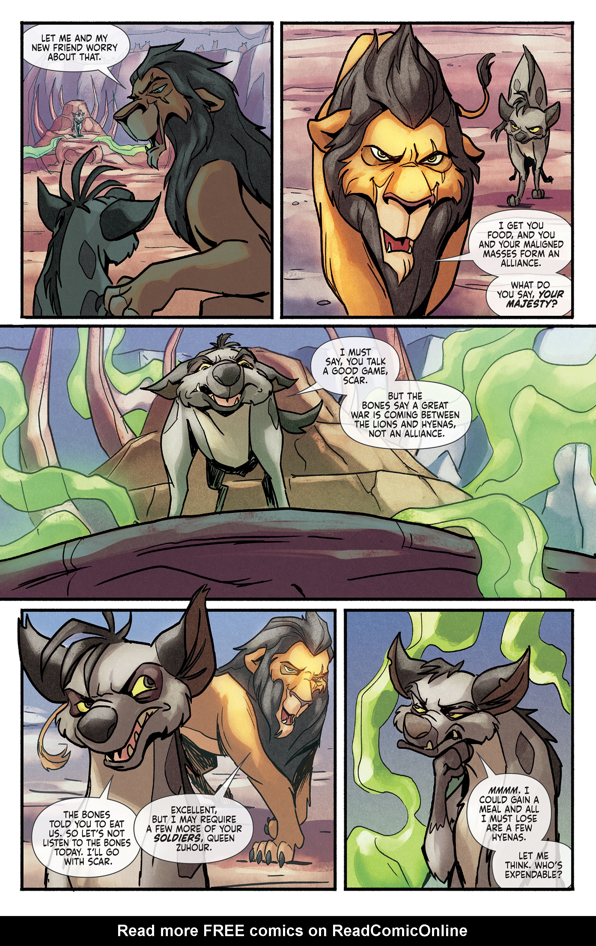 Read online Disney Villains: Scar comic -  Issue #3 - 19