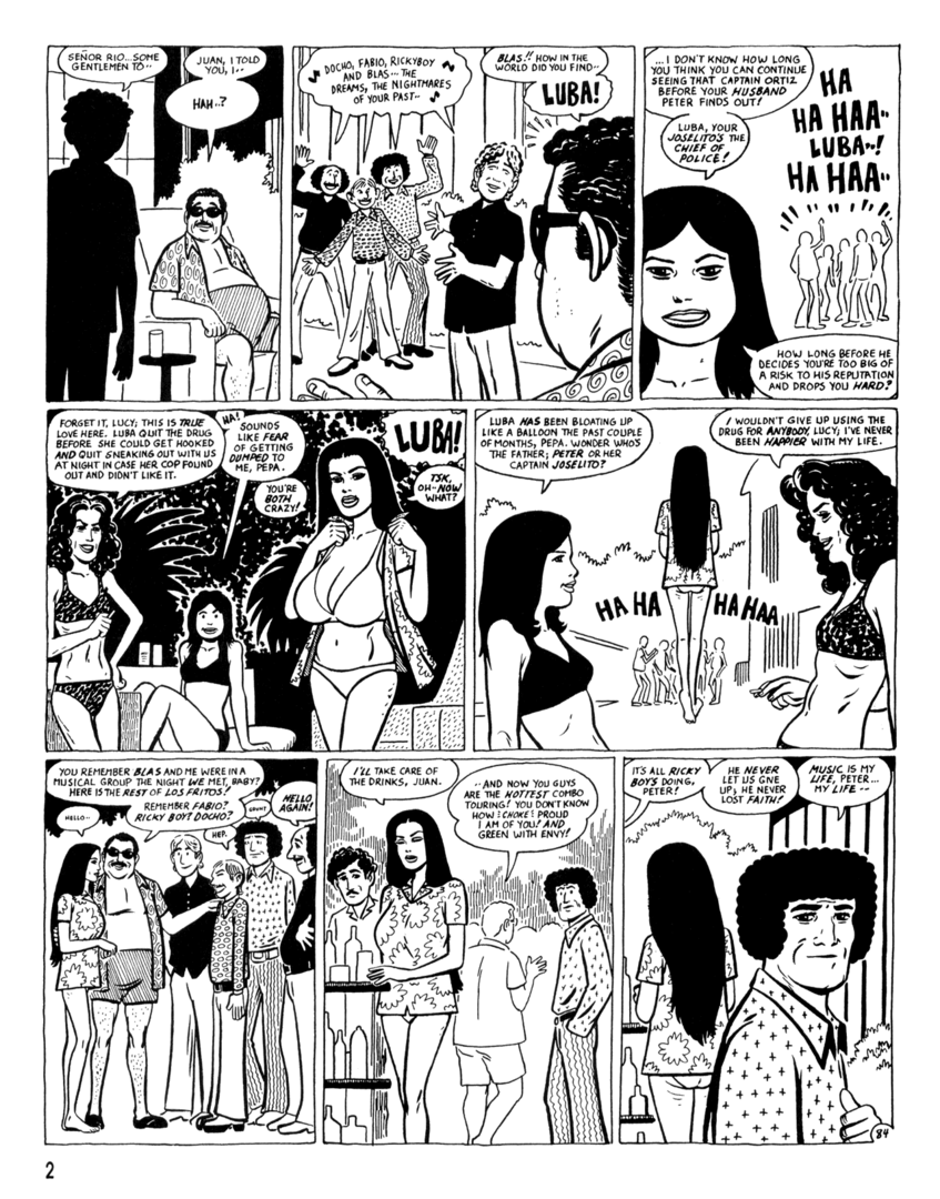 Read online Love and Rockets (1982) comic -  Issue #36 - 4