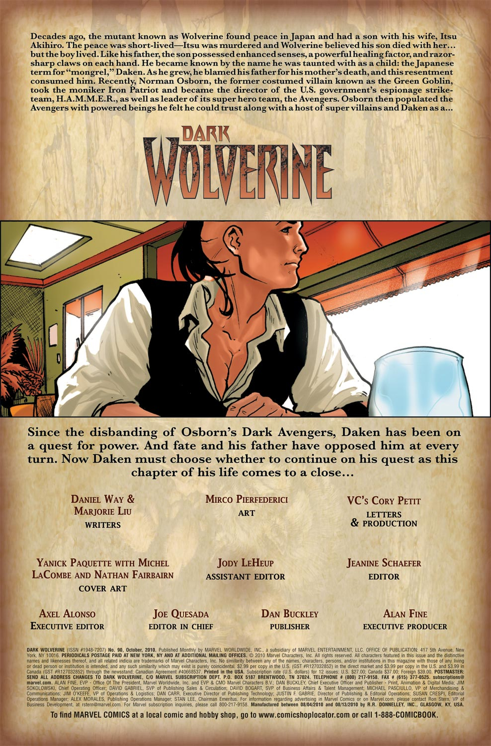 Read online Dark Wolverine comic -  Issue #90 - 2