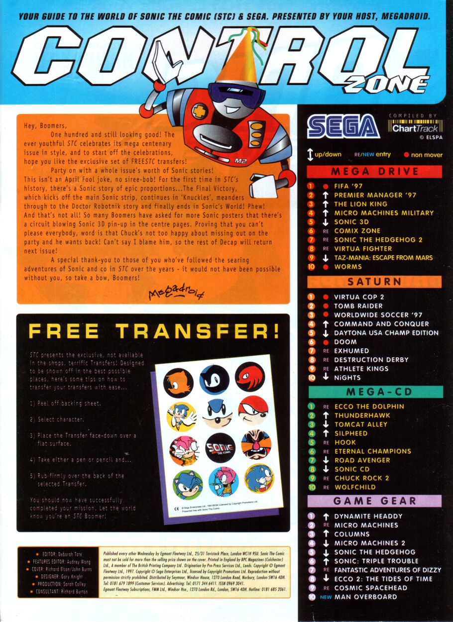 Read online Sonic the Comic comic -  Issue #100 - 2