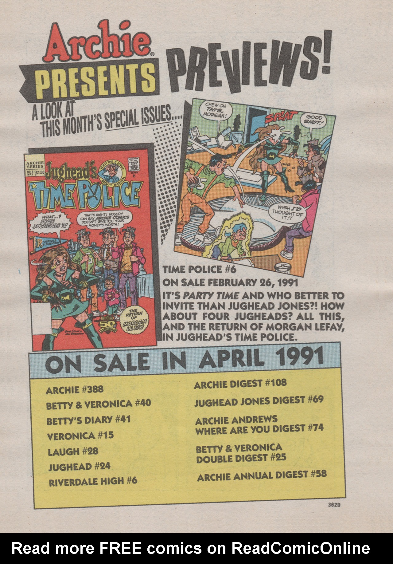 Read online Jughead with Archie Digest Magazine comic -  Issue #104 - 115