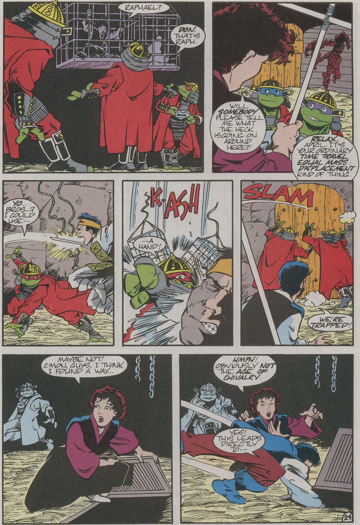 Read online Teenage Mutant Ninja Turtles III The Movie: The Turtles Are Back...In Time! comic -  Issue # Full - 25