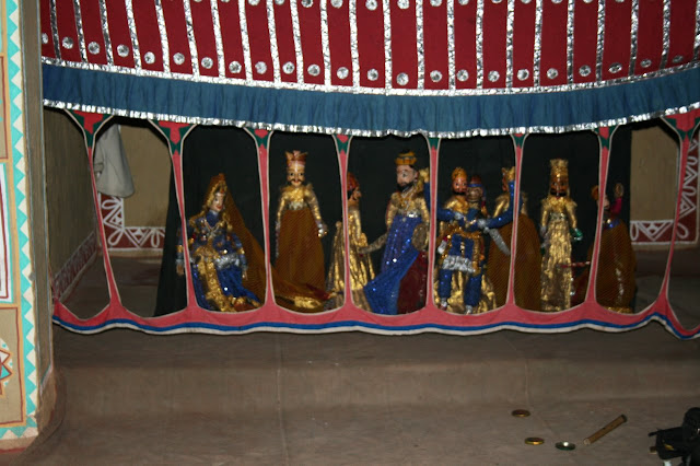 Photograph of Puppet Show at Chokhi Dhani
