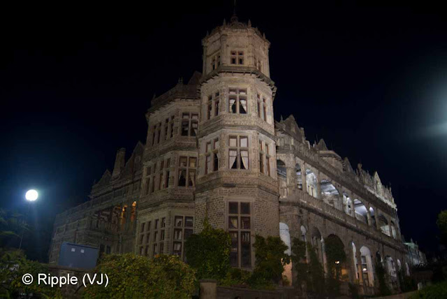 Posted by Ripple (VJ) : Shimla Night View : Side view of Viceregal Lodge, Shimla (Indian Institute of Advanced Studies)