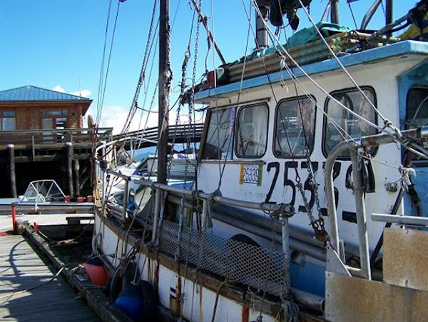 Gibsons, B.C. fishing wharf