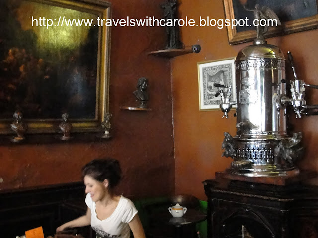 1902 cappuccino machine at Caffe Reggio in NYC 1902 cappuccino machine at Caffe Reggio in NYC