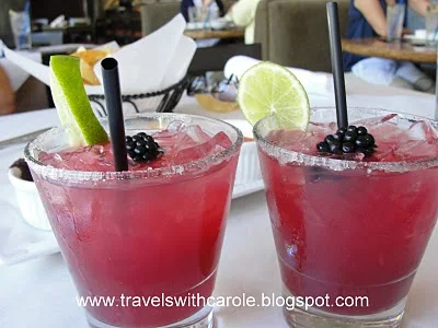 blackberry margaritas at Zocalo in Sacramento, California