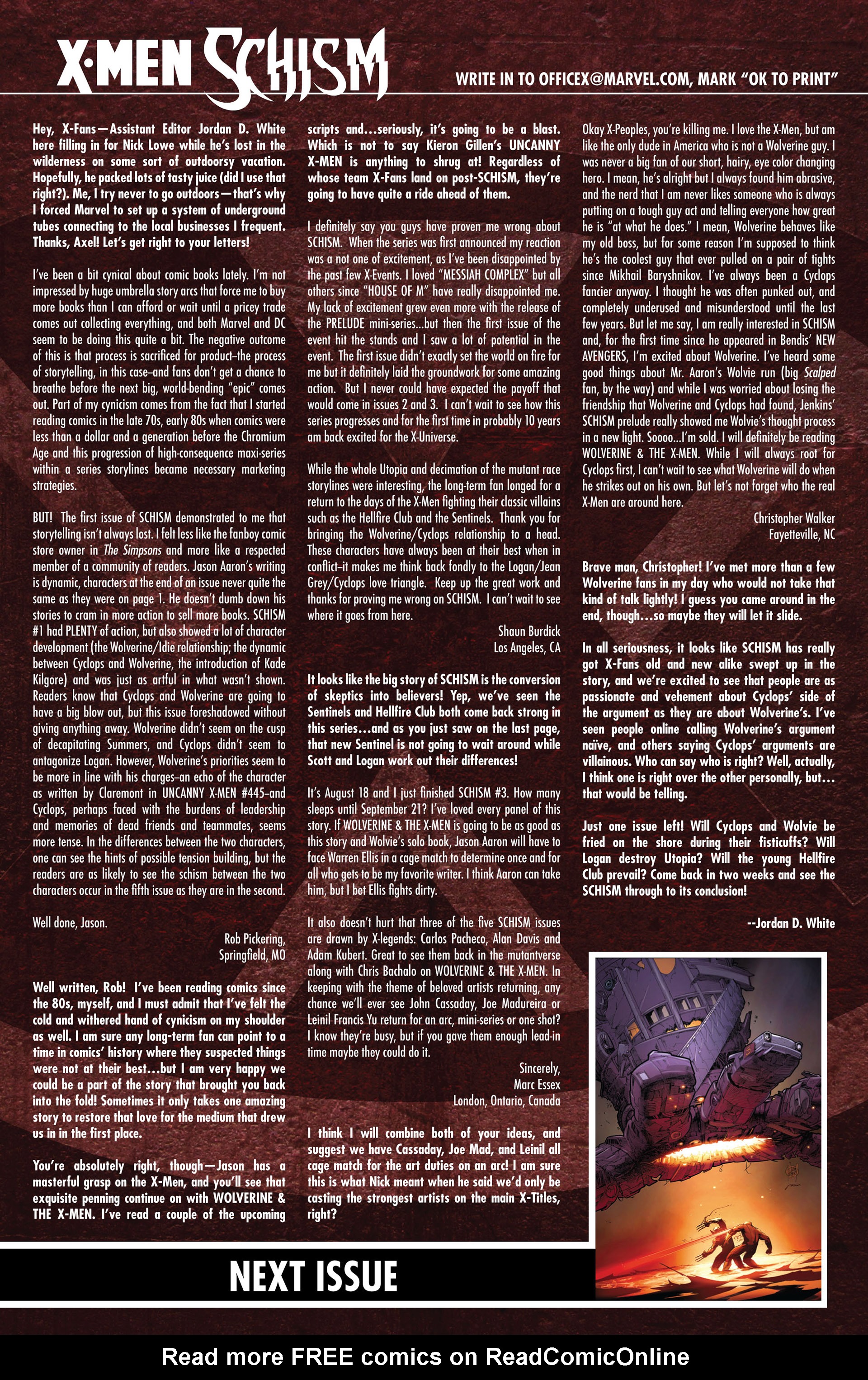 Read online X-Men: Schism comic -  Issue #4 - 26
