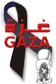 Gaza black ribbon