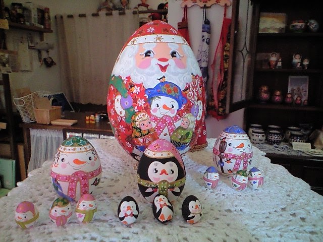 ロシア雑貨☆ヒマワリBOX 小物入れ(H22cm)オリガ作 向日葵