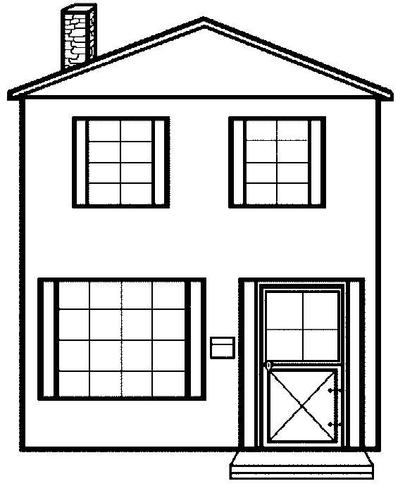 a house coloring pages - photo #14